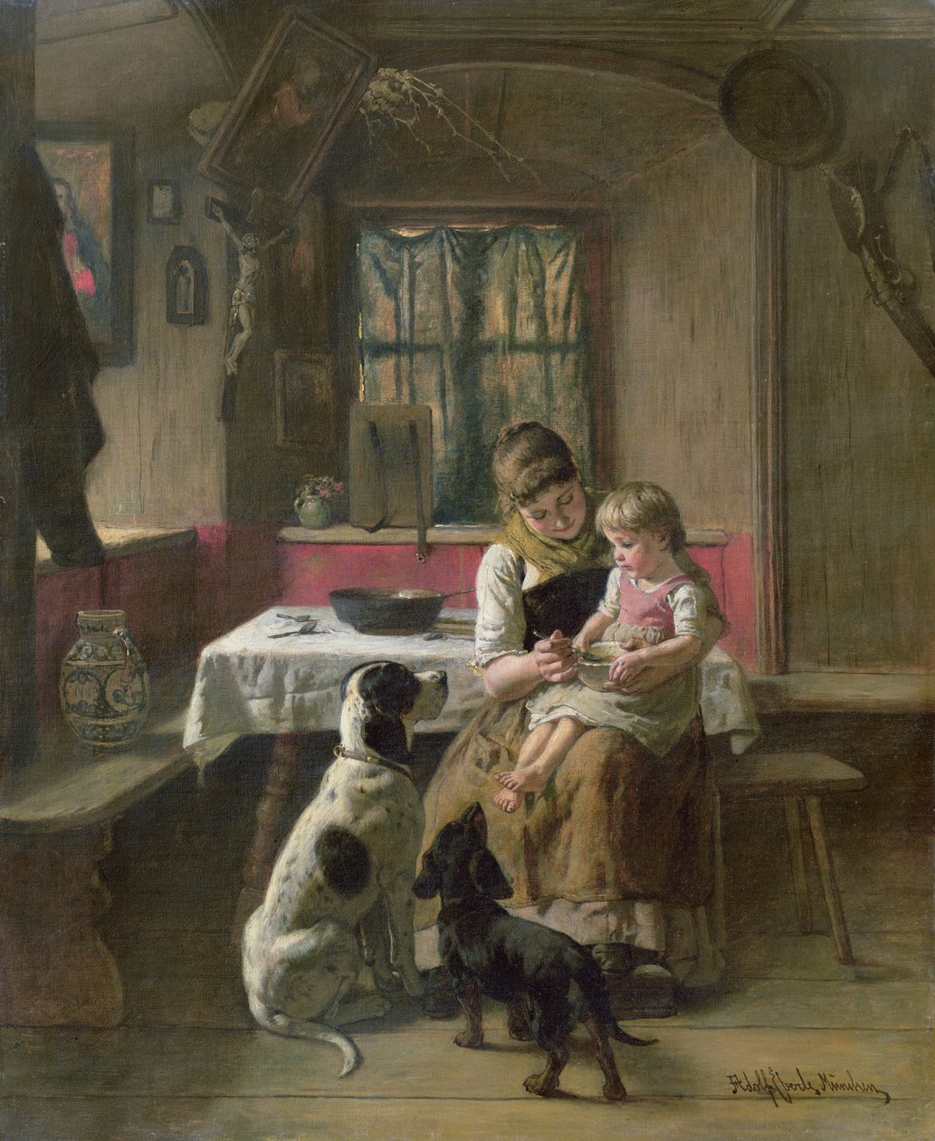 À qui est le dîner - Adolf Eberle