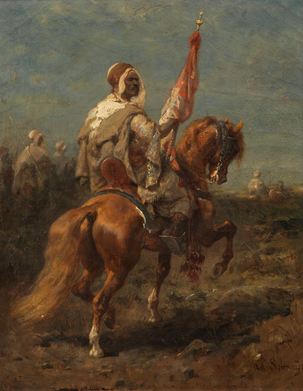 Cavalier arabe - Adolf Schreyer