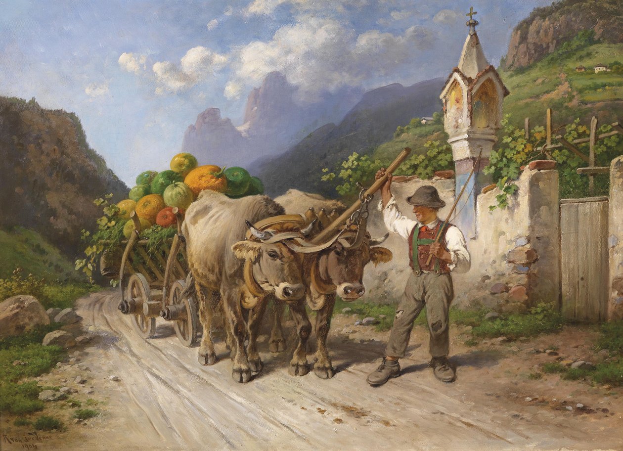 Récolte abondante - Adolf van der Venne