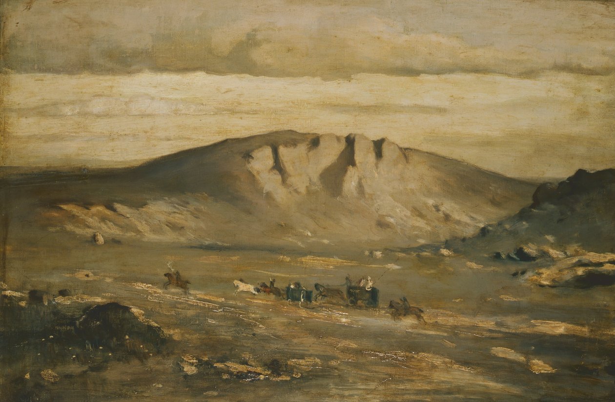 Paysage solitaire (mariage des paysans) - Adolf Kosárek