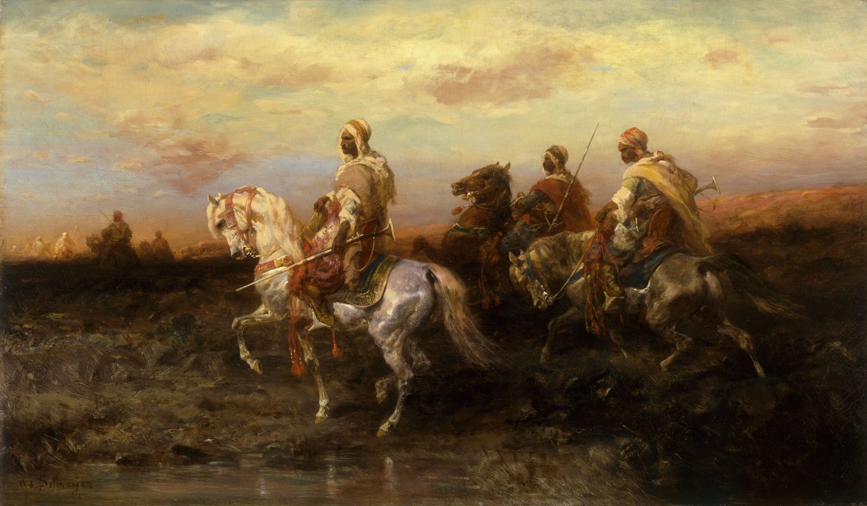 Cavaliers arabes - Adolf Schreyer