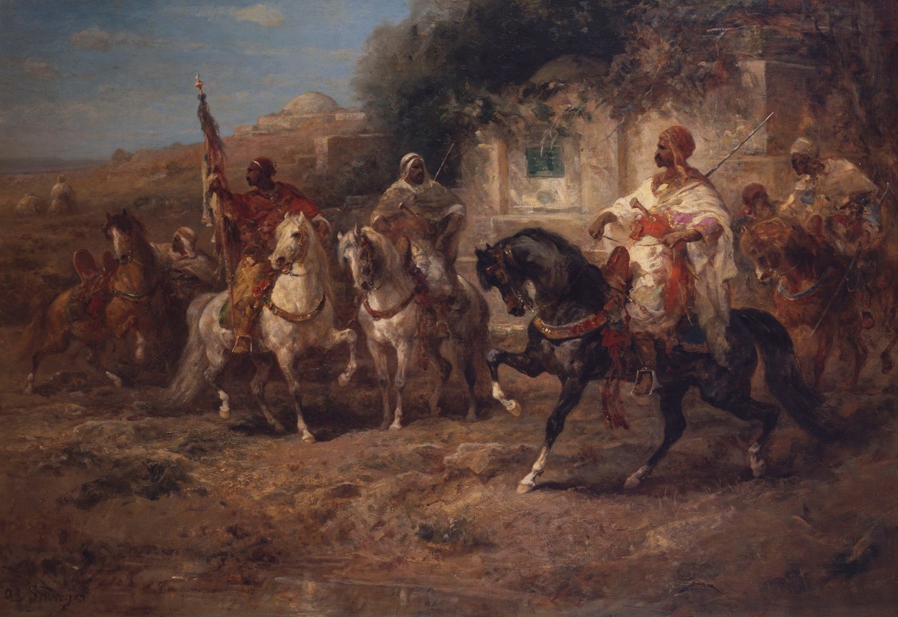 Cavaliers arabes près d