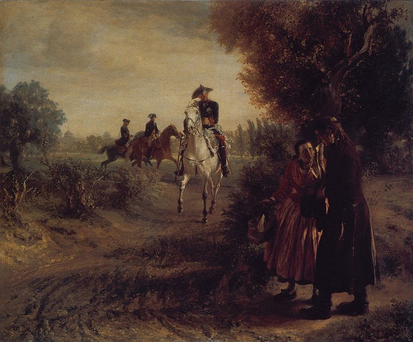 La pétition - Adolph Menzel