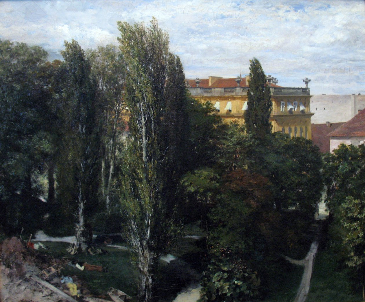 Jardin du palais du prince Albrecht - Adolph Menzel