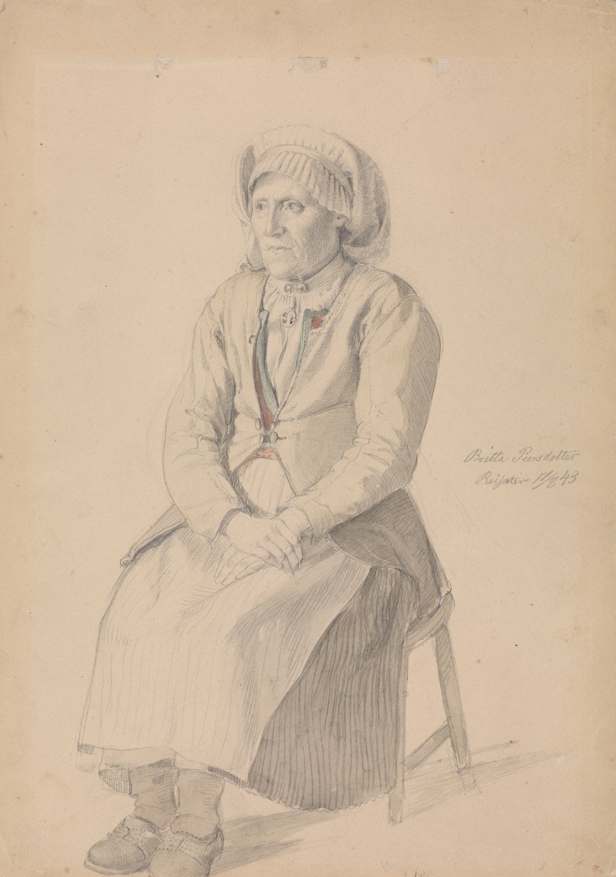 Britta Peersdotter Reisæter Ullensvang - Adolph Tidemand