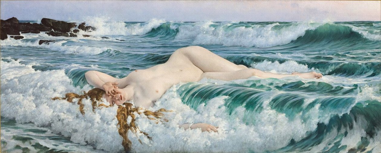 Aphrodite, vers 1893 - Adolf Hiremy Hirschl