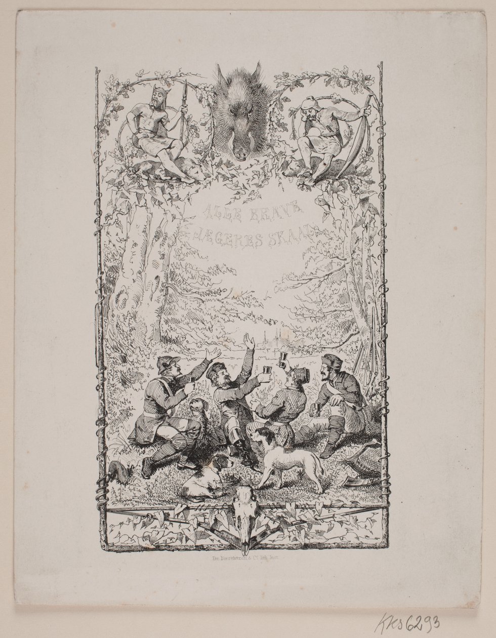 Le toast de tous les bons chasseurs - Johan Adolph Kittendorff