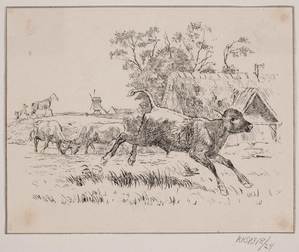 Le cerf - Johan Adolph Kittendorff