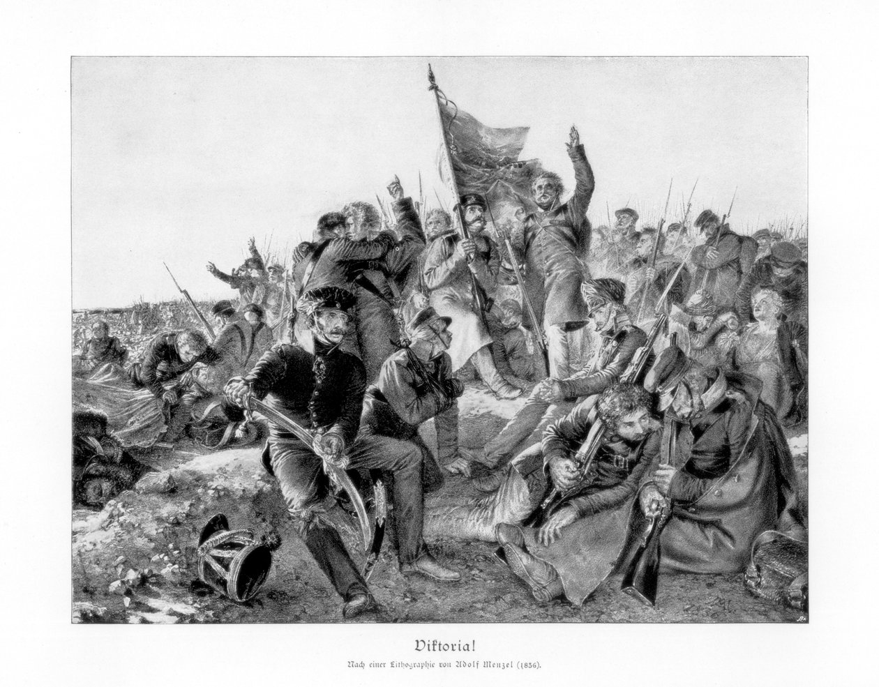 Victoire !, 1836, 1900 - Adolph Menzel