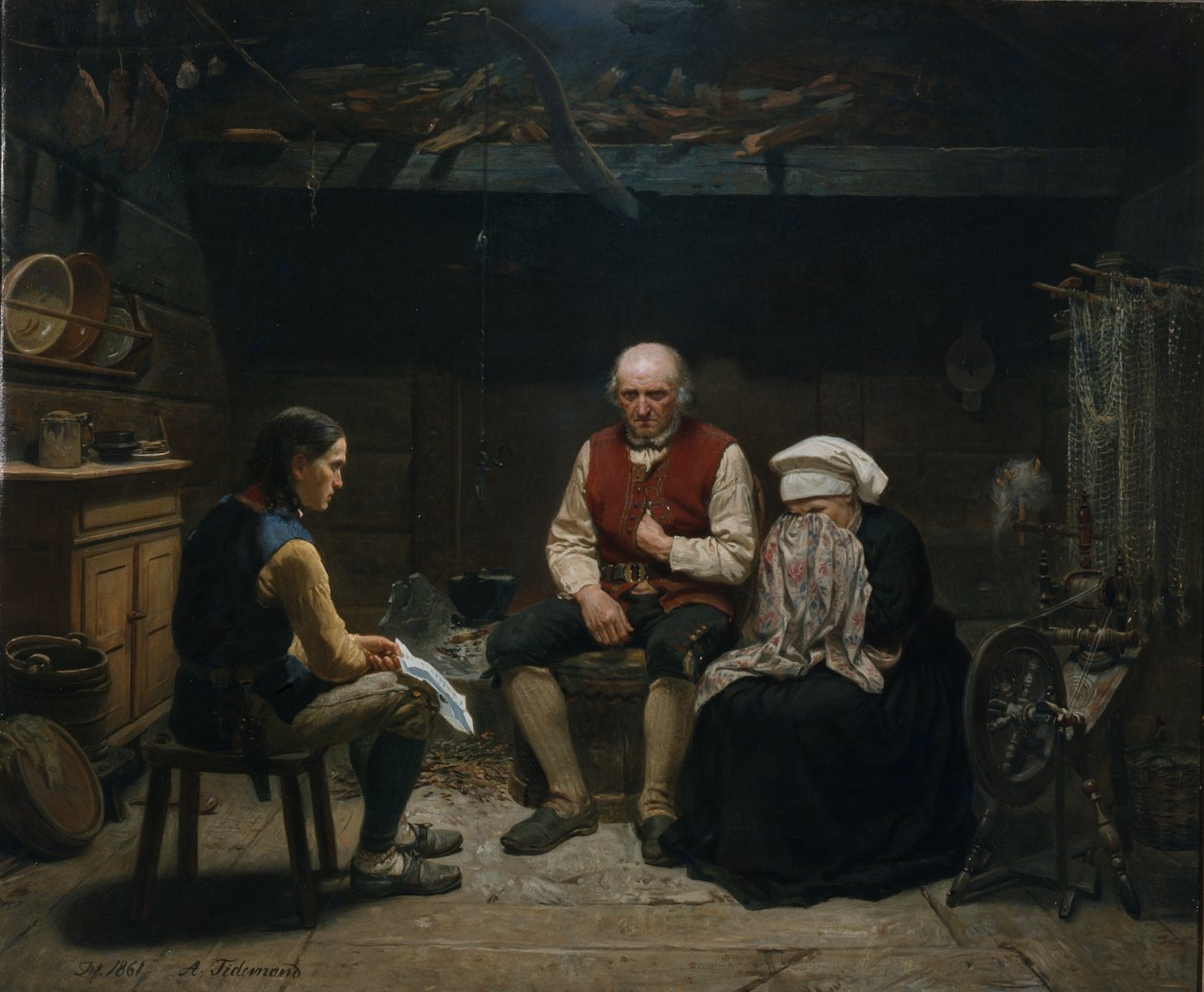 Nouvelles tragiques - Adolph Tidemand