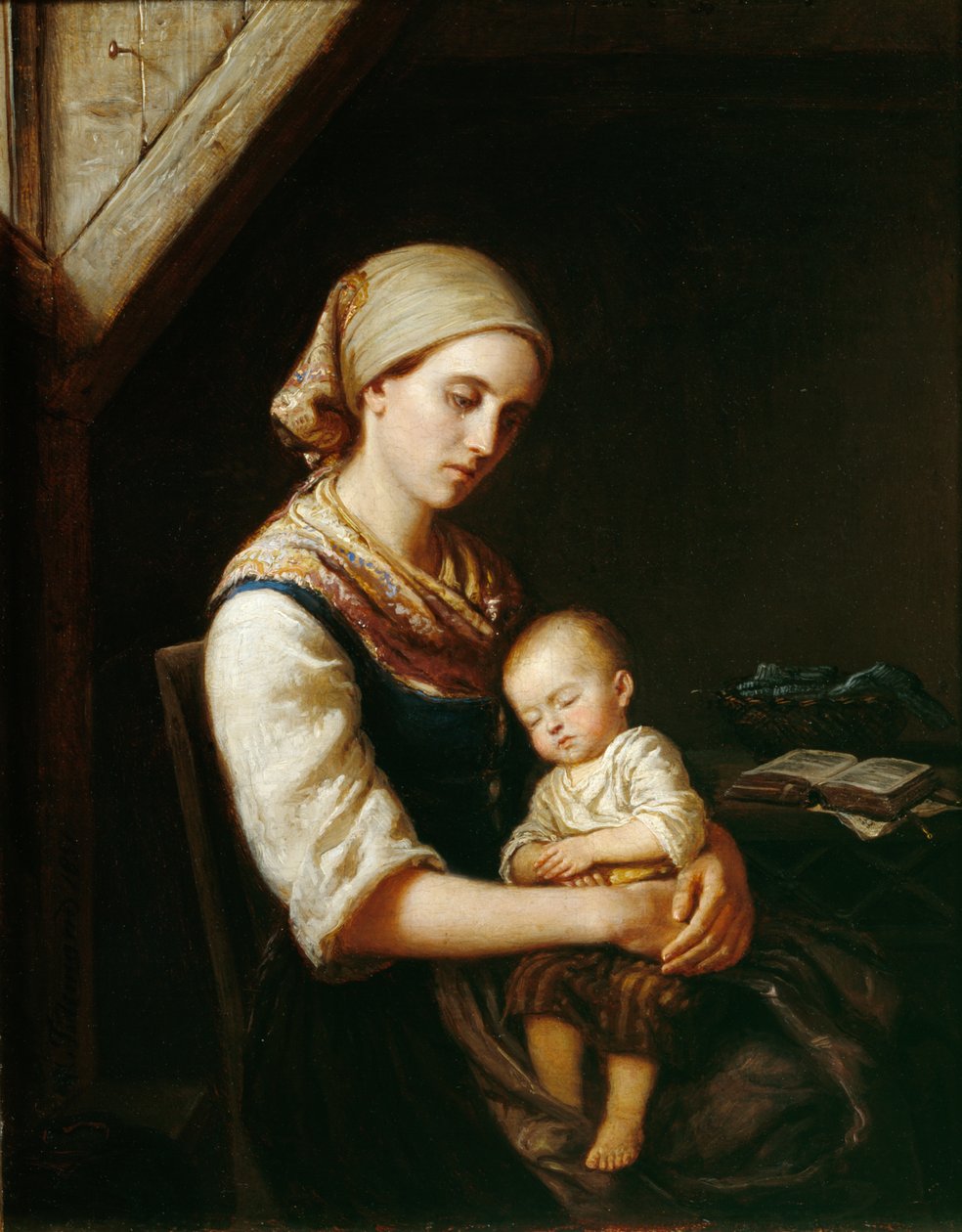 Veuve - Adolph Tidemand