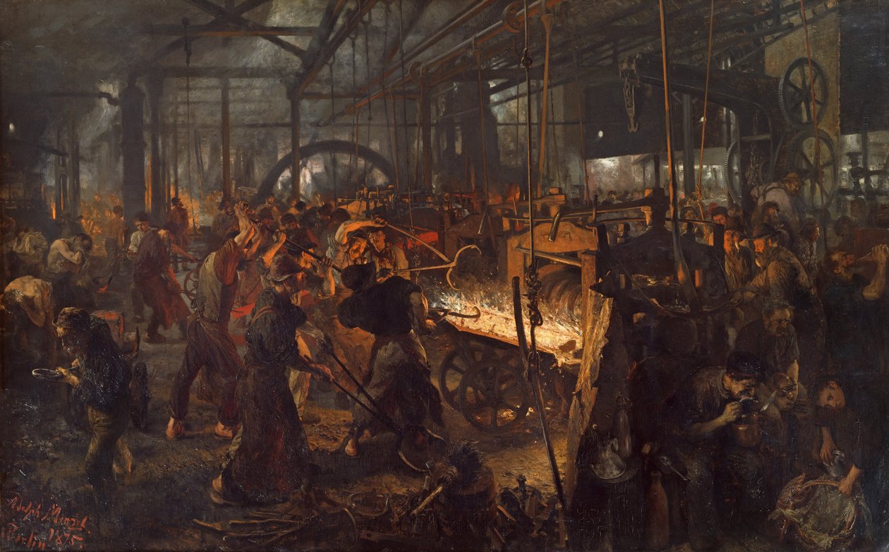Usine sidérurgique - Adolph Menzel