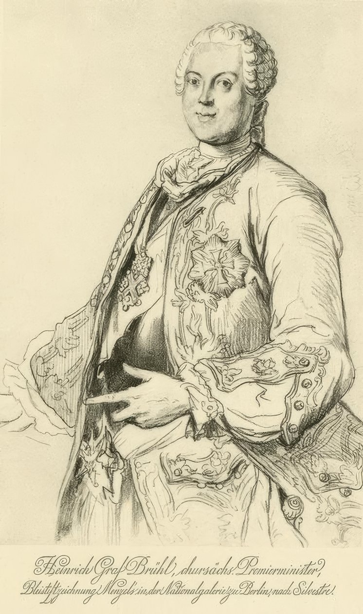 Heinrich von Brühl / Menzel d