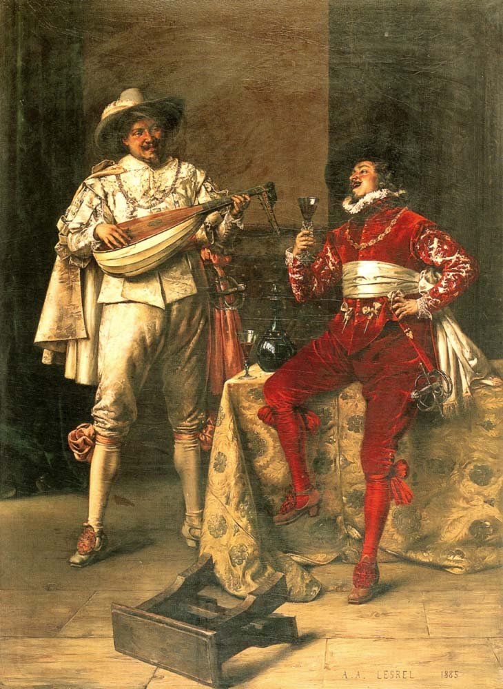 Les Plaisirs des Gentilshommes - Adolphe Alexandre Lesrel