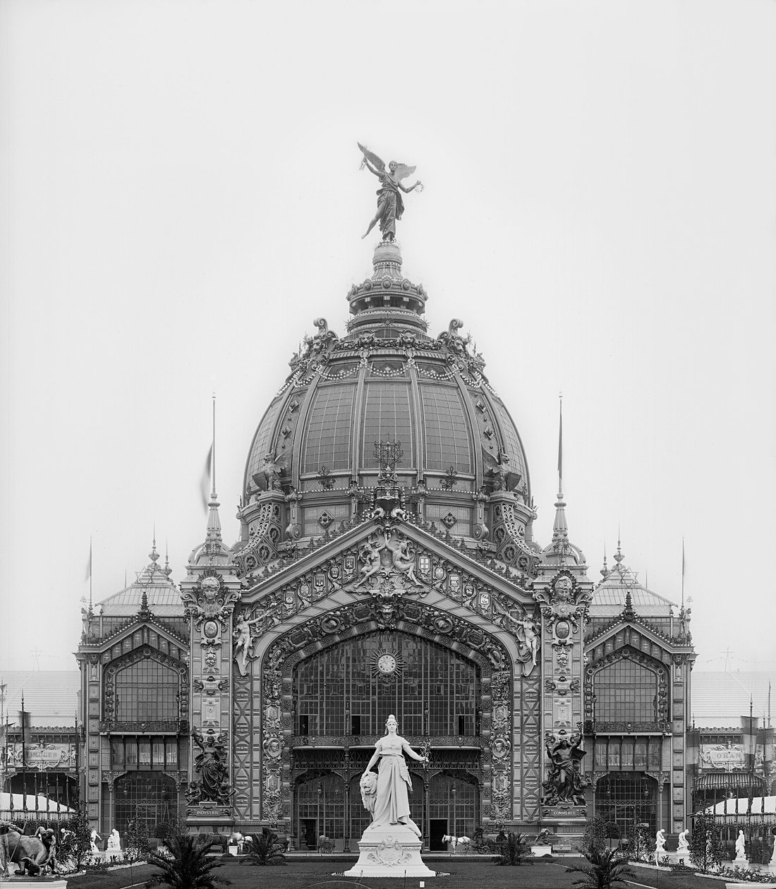 Vue du Dôme Central, Exposition Universelle, Paris, 1889 - Adolphe Giraudon