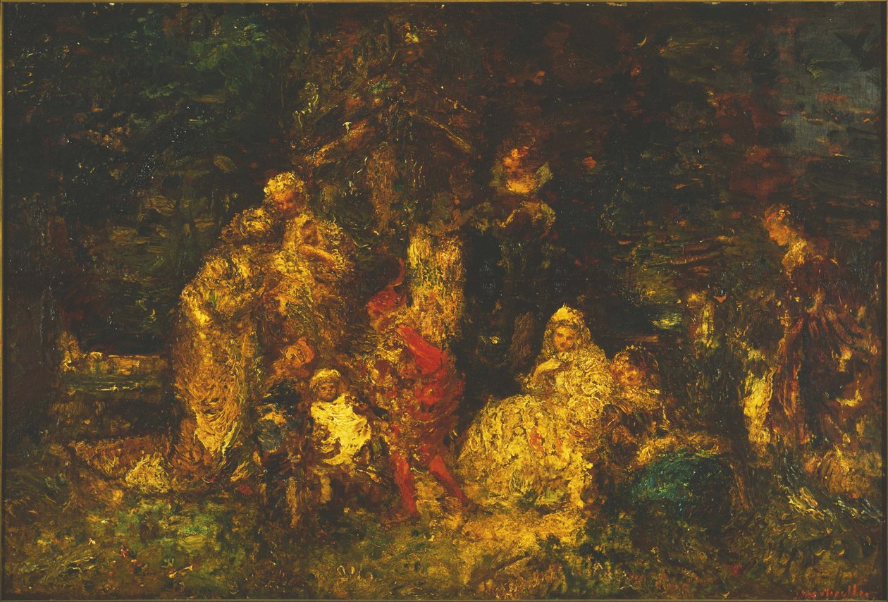 Comme il vous plaira - Adolphe Joseph Thomas Monticelli