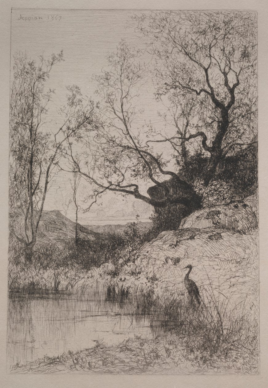 Un étang, 1867 - Adolphe Appian