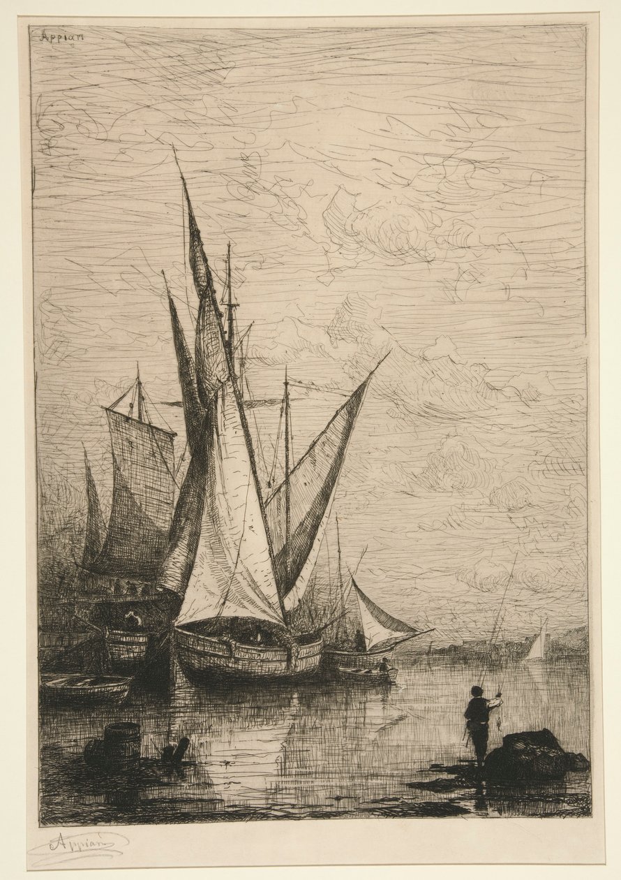 Le Port de Gênes - Adolphe Appian