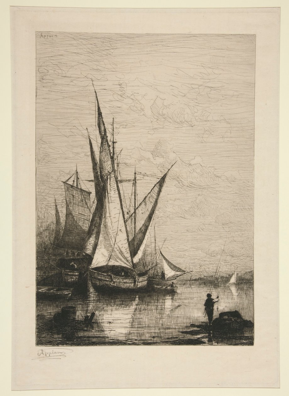 Le port de Gênes - Adolphe Appian