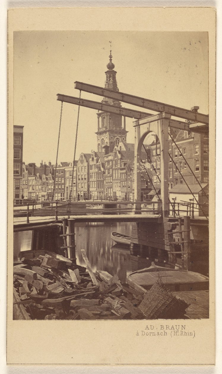 Amsterdam. Quai Raamgracht. - Adolphe Braun