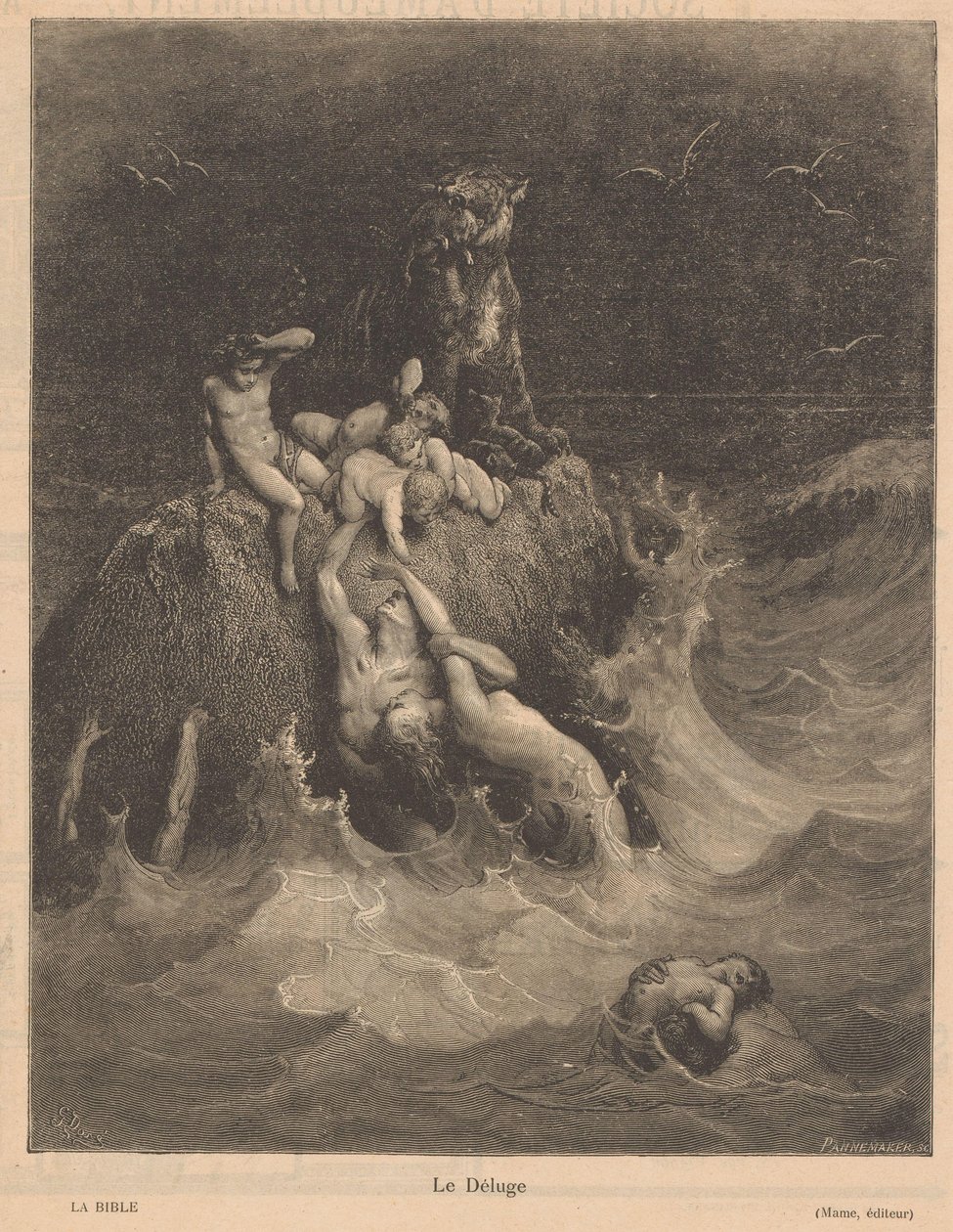Le Déluge - Adolphe Francois Pannemaker