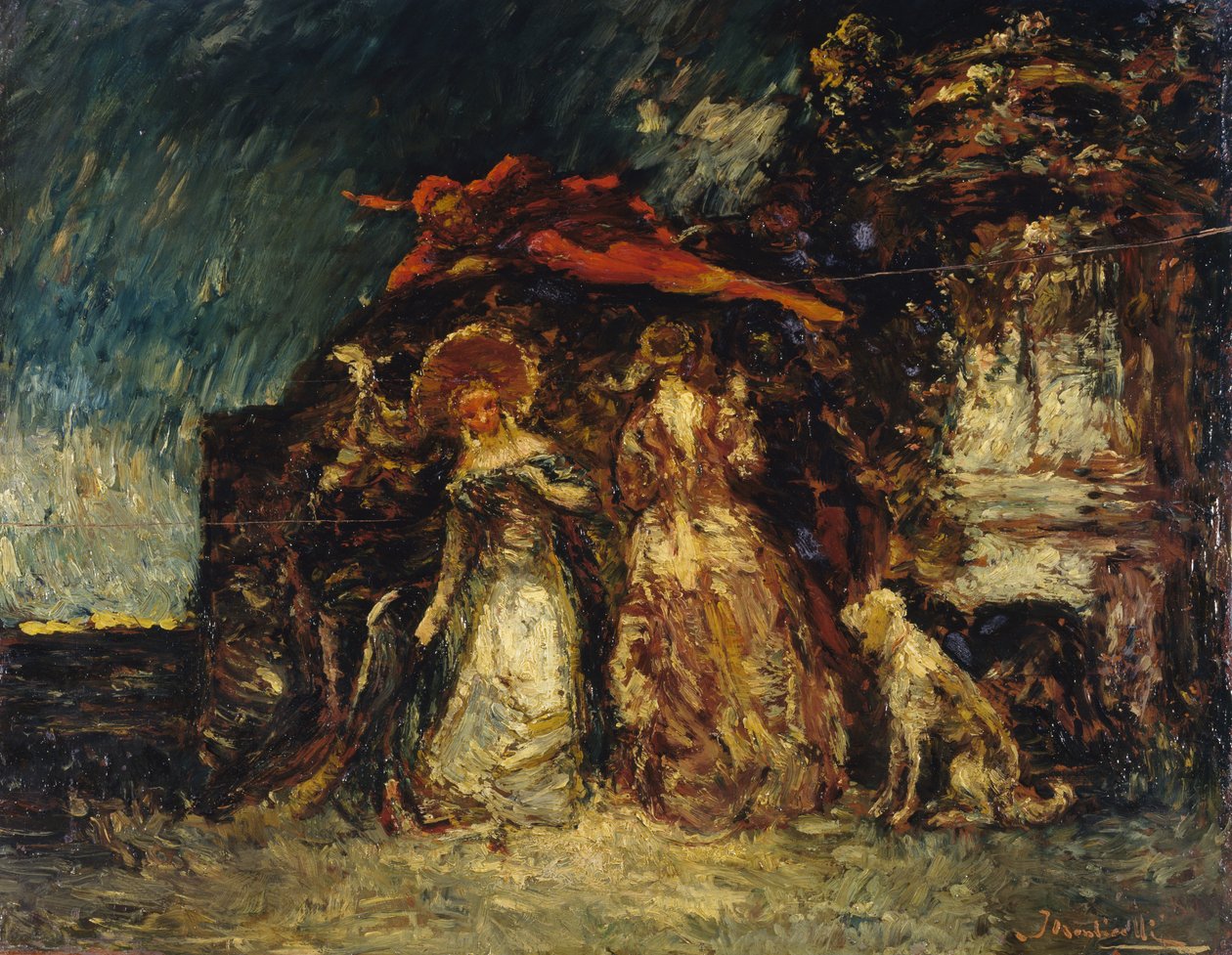 Méphistophélès - Adolphe Joseph Thomas Monticelli