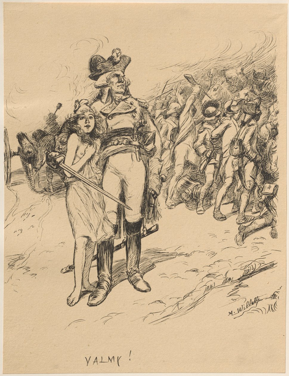 Valmy - Adolphe Willette