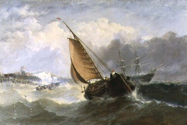 Broadstairs, temps orageux - Adolphus Knell