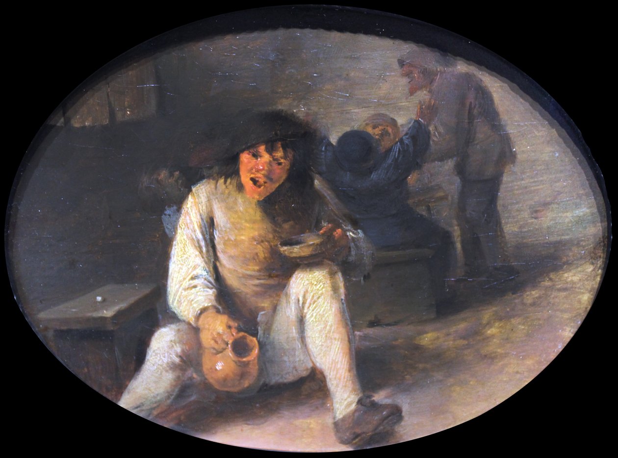 Paysans ivres - Adriaen Brouwer