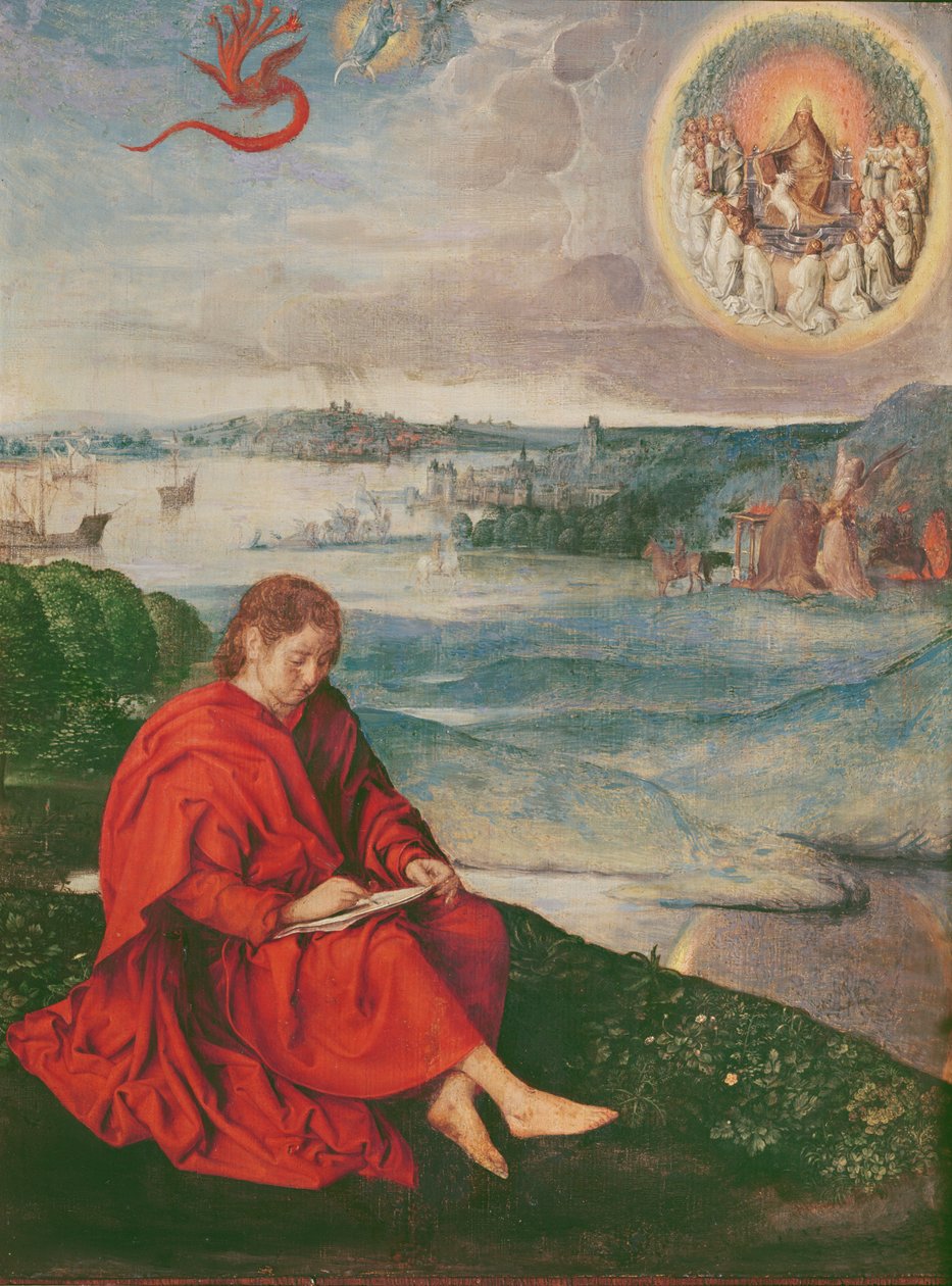 Saint Jean de Patmos - Adriaen Isenbrandt or Isenbrant