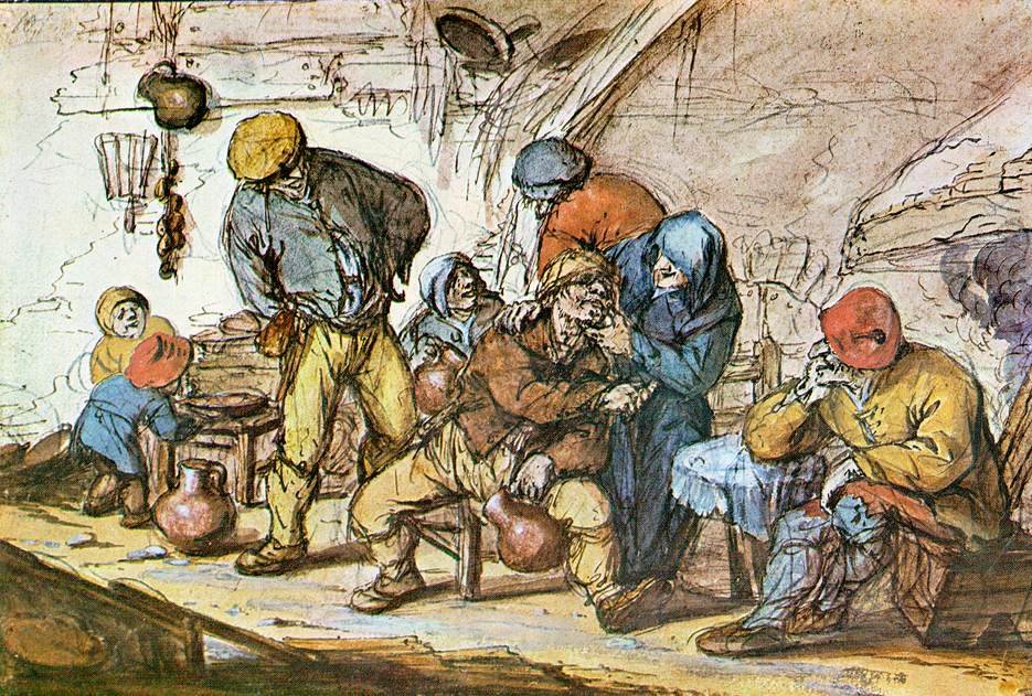 Scène dans la Taverne - Adriaen Jansz. van Ostade