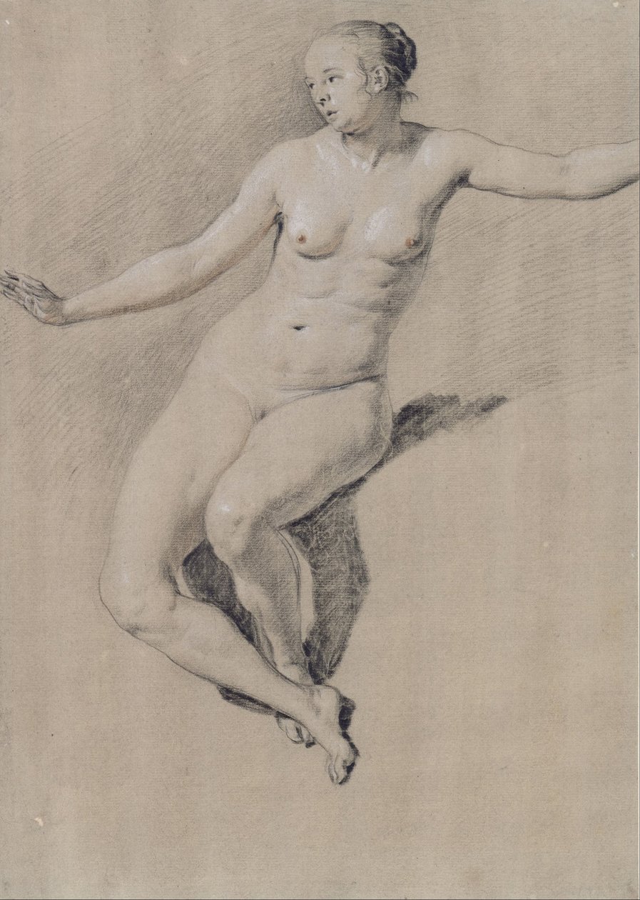 Femme nue assise - Adriaen van de Velde