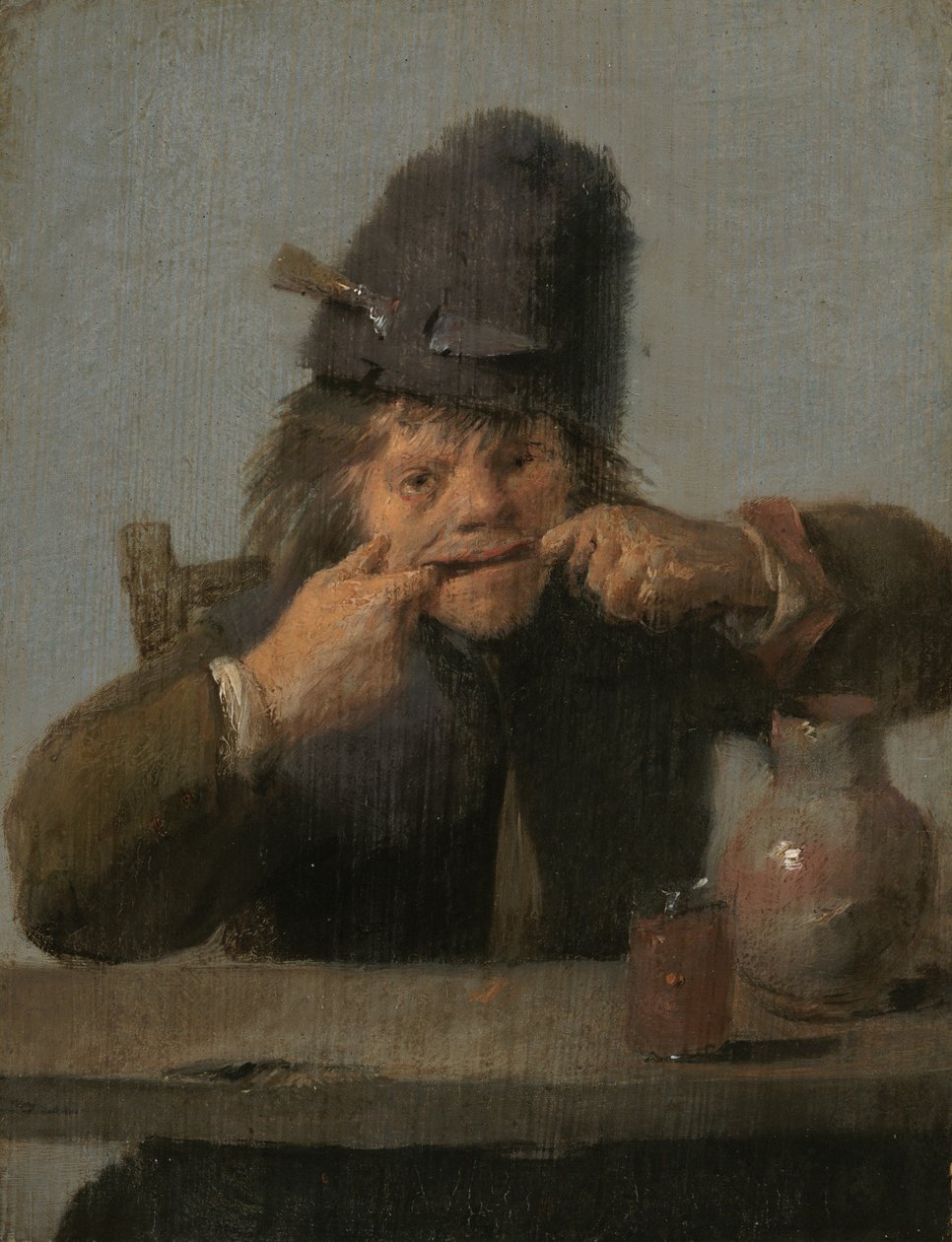 Jeune faisant une grimace - Adriaen Brouwer