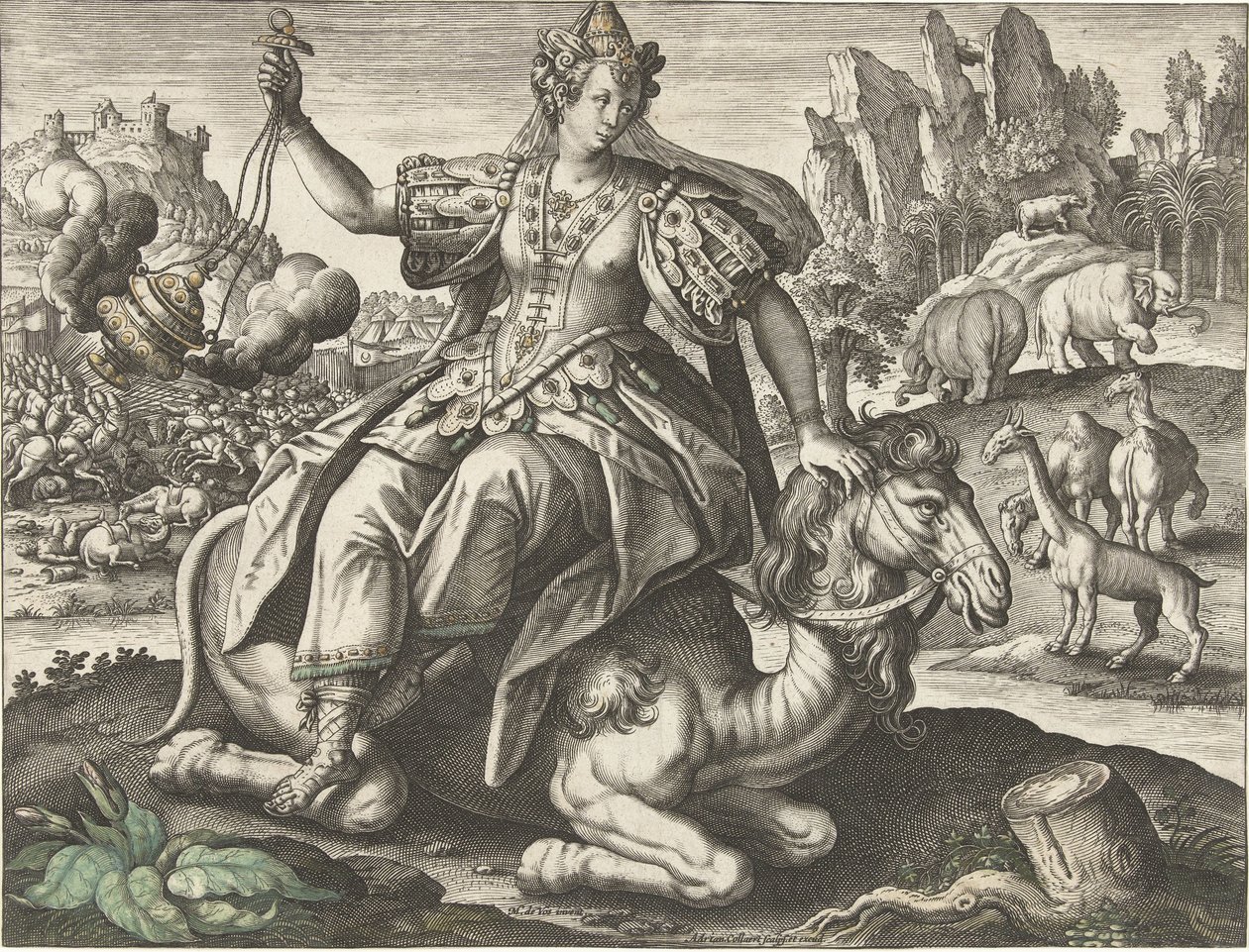 Asie - Adriaen Collaert