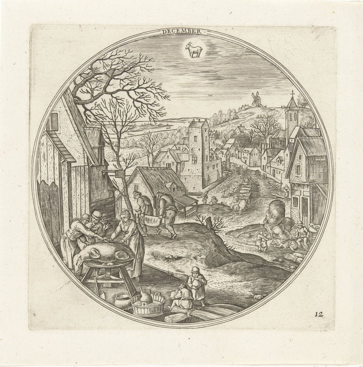 Décembre - Adriaen Collaert