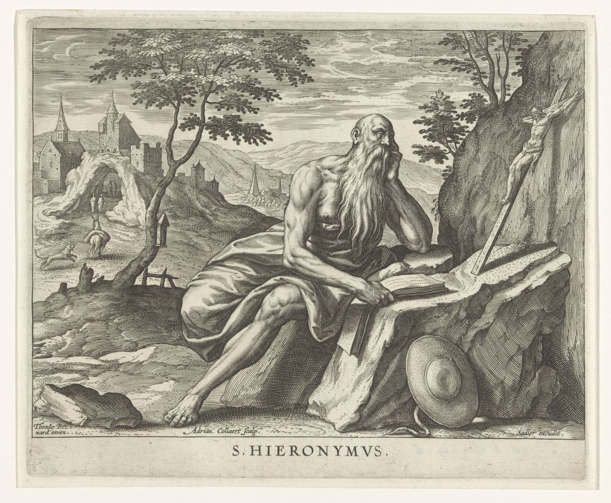 Saint Jérôme - Adriaen Collaert