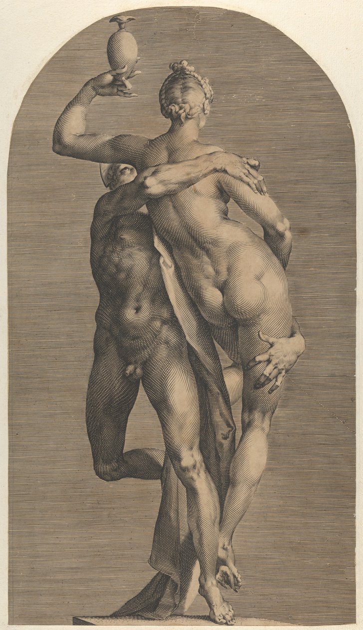 Mercure enlevant Psyché, vers 1622 - Adriaen Collaert