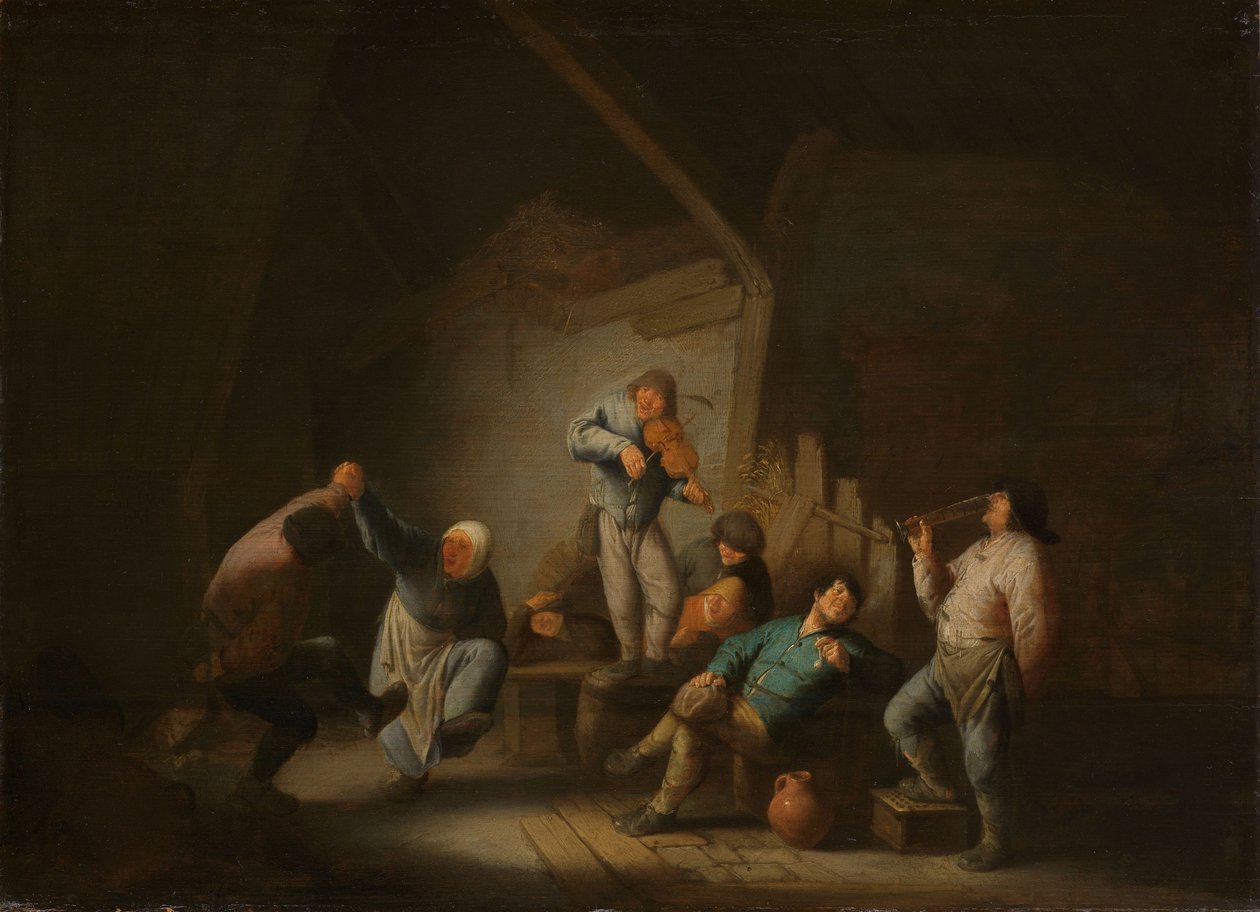 Couple dansant, 1625-40 - Adriaen Jansz. van Ostade