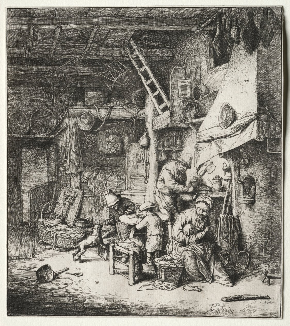 La Famille, 1647 - Adriaen Jansz. van Ostade