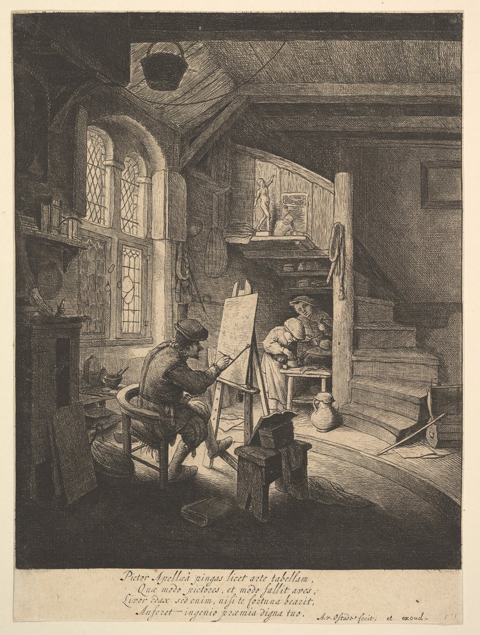 Le peintre, 1610-85 - Adriaen Jansz. van Ostade