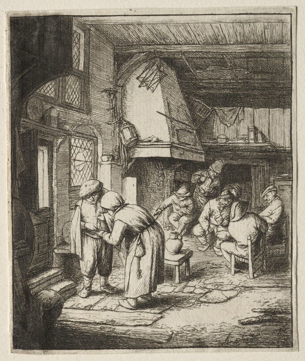 Le Paysan réglant sa dette - Adriaen Jansz. van Ostade