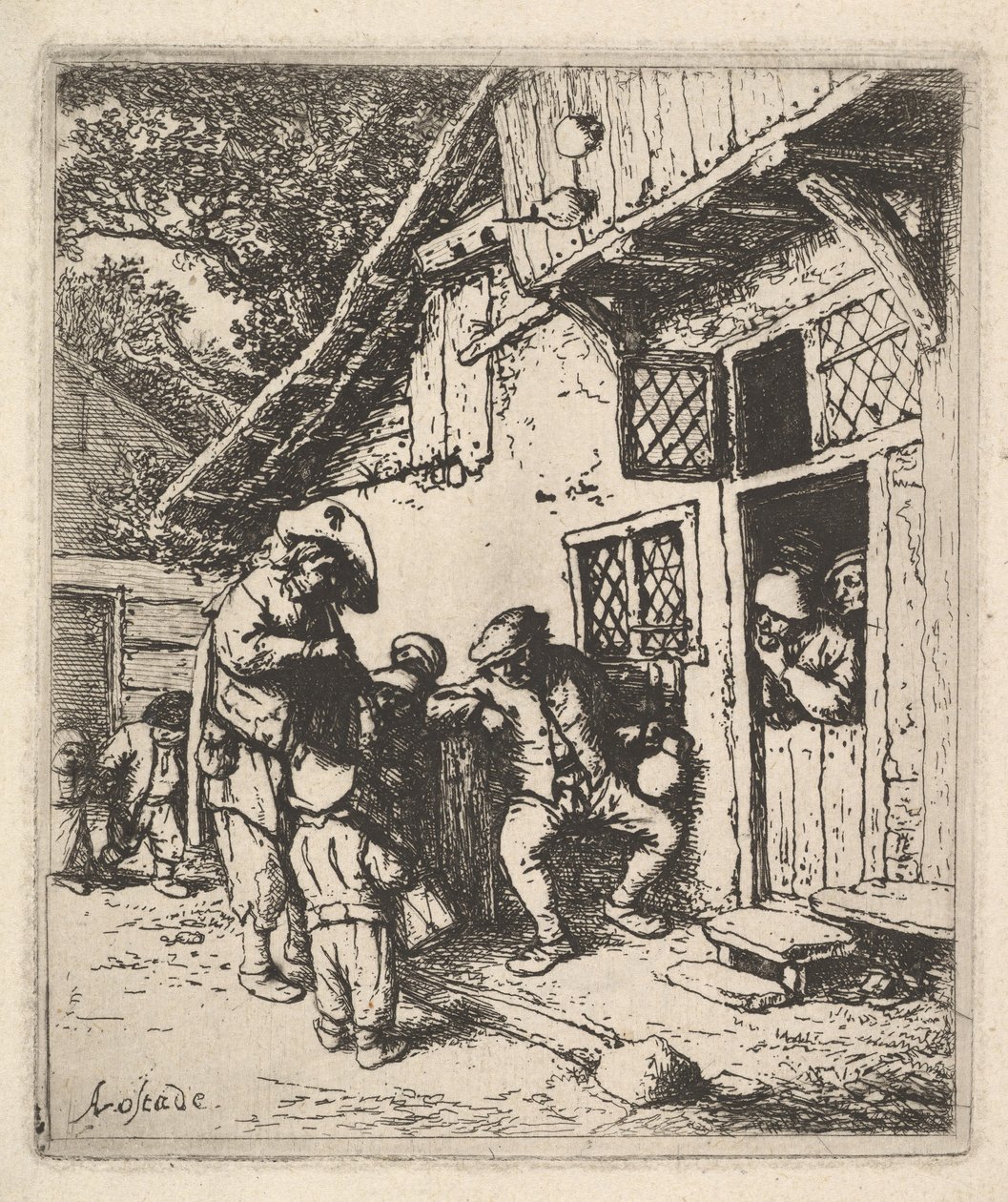 Musiciens Itinérants - Adriaen Jansz. van Ostade