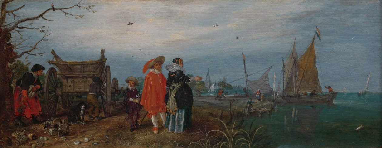 Automne (Conversation) - Adriaen Pietersz van de Venne