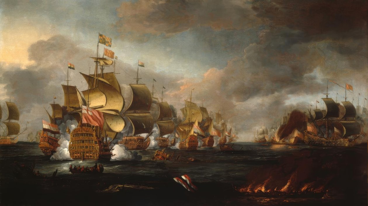 Guerres navales anglo-hollandaises 1665-67 et 1672-74 - Adriaen van Diest