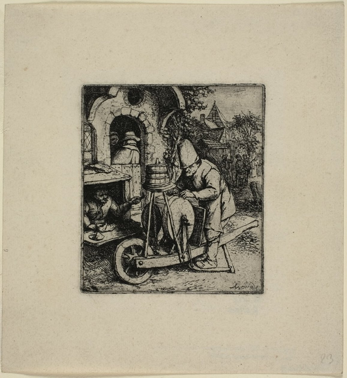 Le rémouleur - Adriaen van Ostade