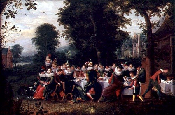 Fête champêtre - Adriaen van Stalbemt