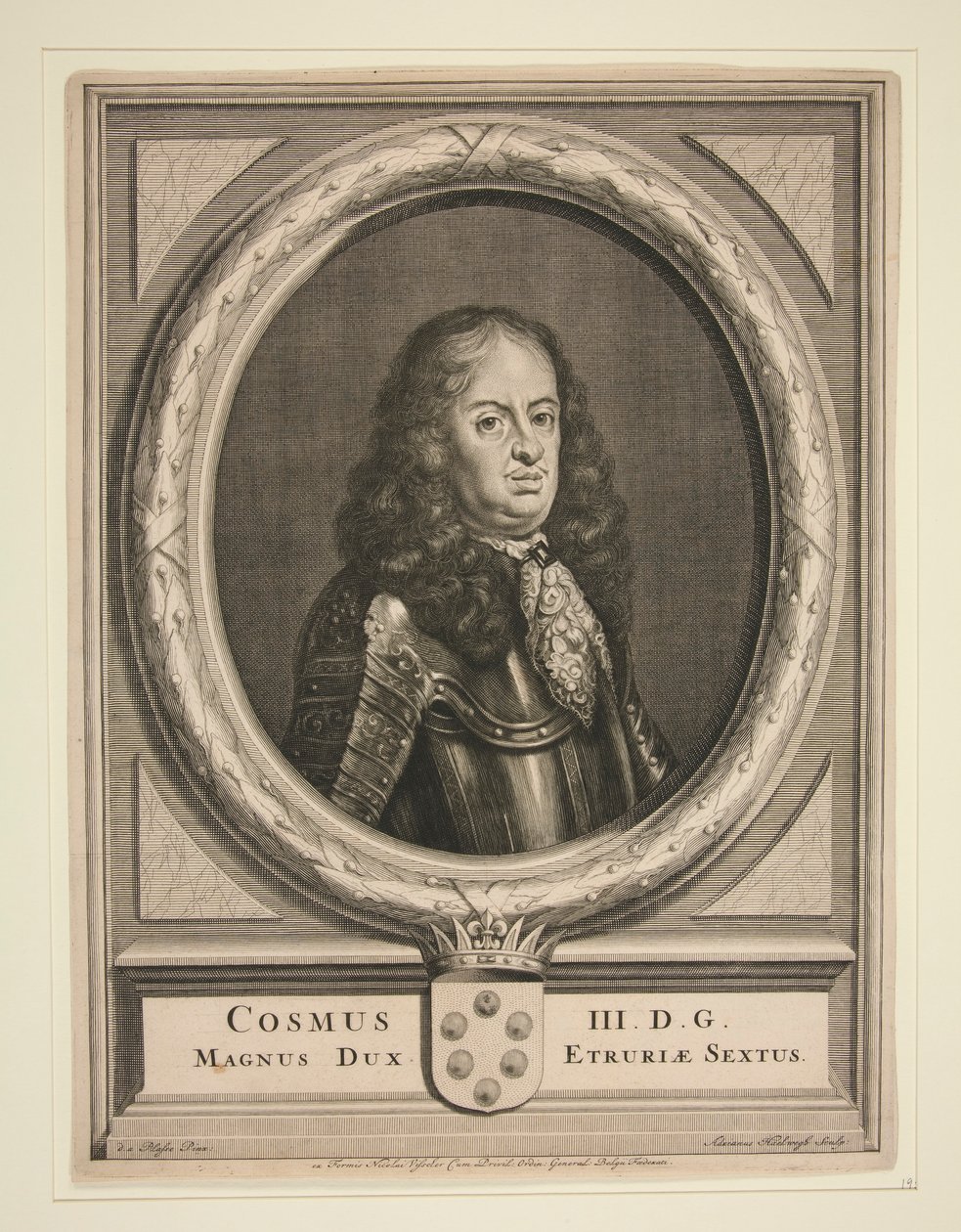 Cosimo III (1 sur 31 portraits) - Adrian Haelwegh