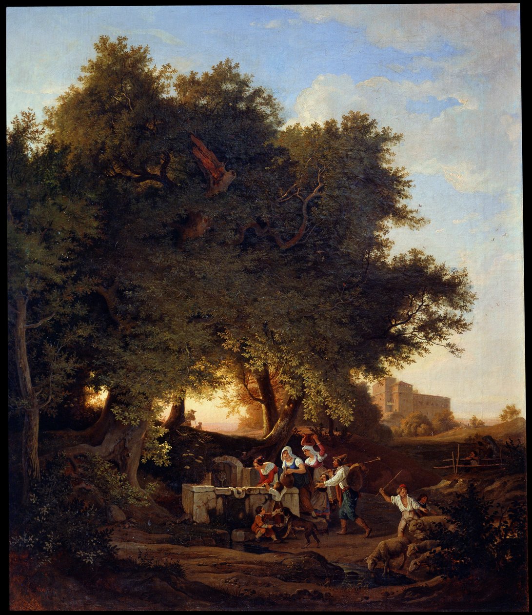 Au puits - Adrian Ludwig Richter