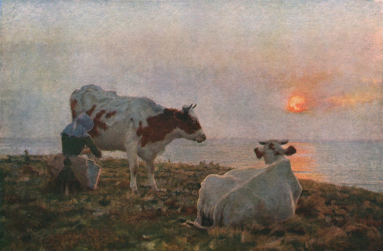 Le Soleil couchant, vers 1897, vers 1930 - Adrian Stokes