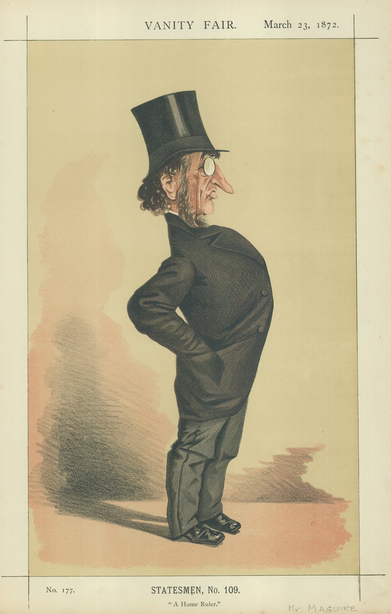 Mr John Francis Maguire (colour litho) - Adriano Cecioni